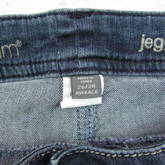 Avenue Denim Jegging Button Flap Pockets 26 / 28 - Picture 5 of 7
